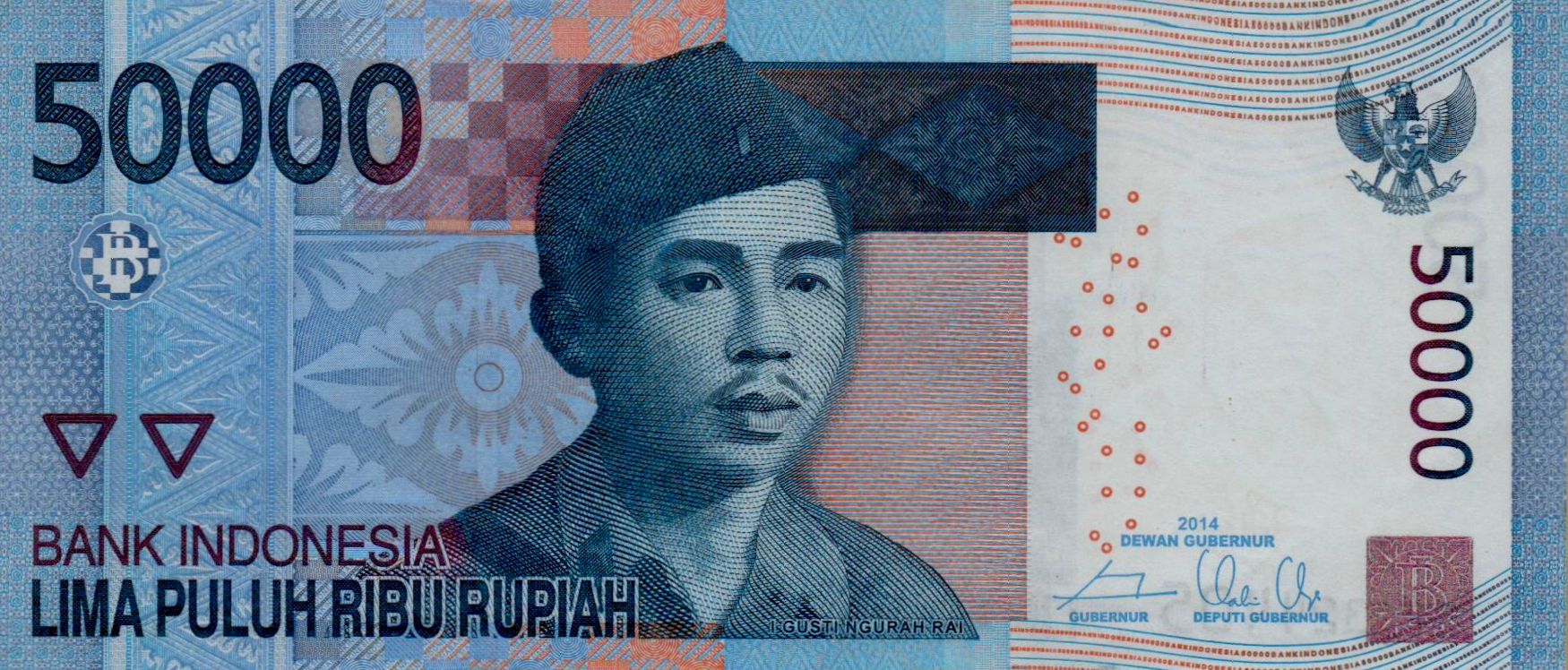 Indonesia 50000 2014 UNC P-152/e